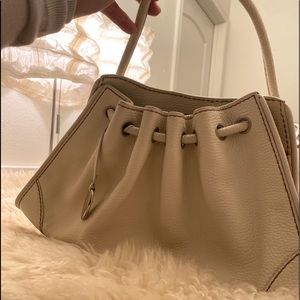 Tod's Green Ostrich Shoulder Bag